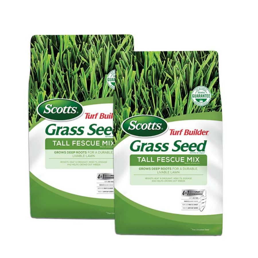 Lawn Care * | Scotts 7 Lb.Turf Builder Grass Seed Tall Fescue Mix Grows Deep Roots For Durable Lawn Resistant To Heat,Drought (2-Pack)