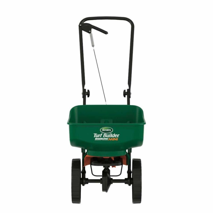 Lawn Care * | Scotts Turf Builder Edgeguard Mini, 5,000 Sq. Ft. Broadcast Spreader For Seed, Fertilizer, And Ice Melt