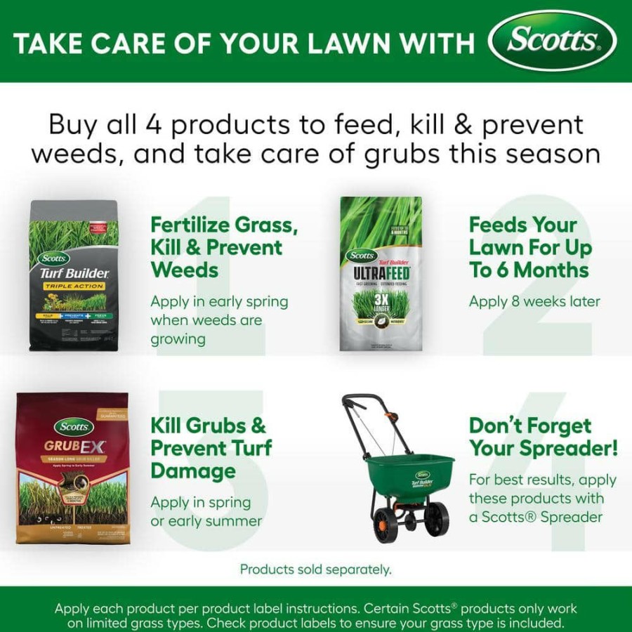 Lawn Care * | Scotts Turf Builder Ultrafeed 40 Lbs. Covers Up To 17,778 Sq. Ft. Long-Lasting Fertilizer Feeds Grass Up To 6 Months