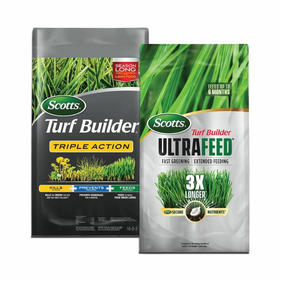 Lawn Care * | Scotts Turf Builder 30 Lbs. 4000 Sq. Ft. California Dry Lawn Fertilizer (2-Bag)