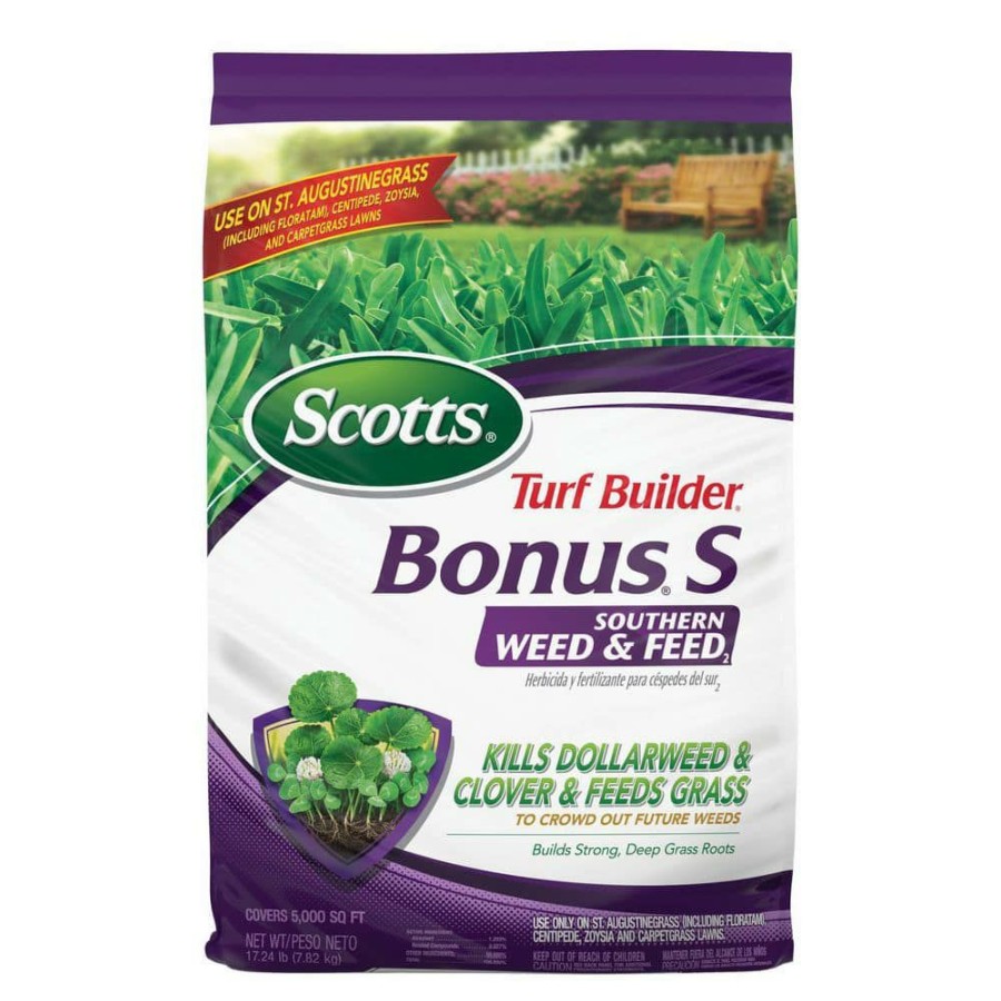 Lawn Care * | Scotts Bonus S 17.24 Lb. 5,000 Sq. Ft. Southern Weed And Feed Fertilizer