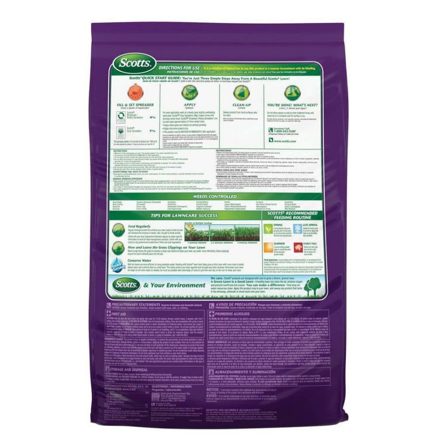 Lawn Care * | Scotts Bonus S 17.24 Lb. 5,000 Sq. Ft. Southern Weed And Feed Fertilizer