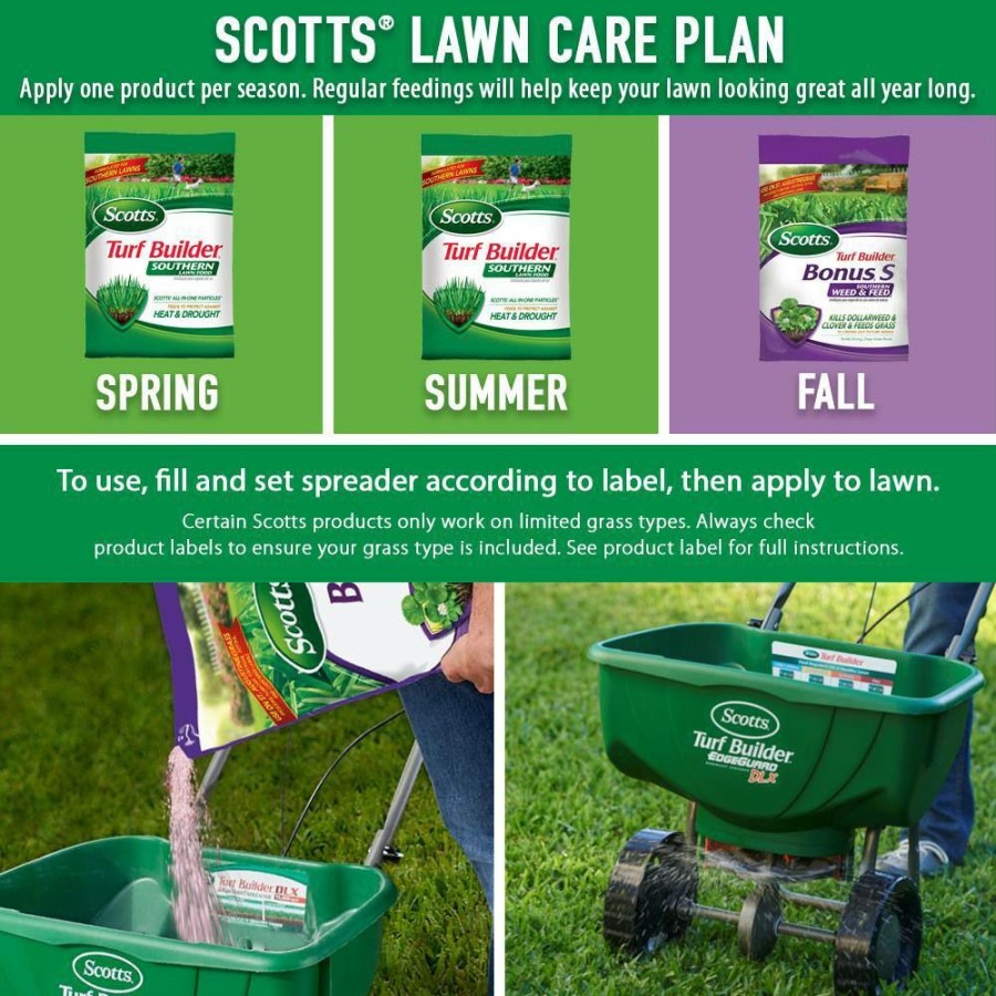 Lawn Care * | Scotts 3-Part Fertilizer Bundle For Small Yards (Southern) With Bonus S Weed & Feed And 2 Southern Lawn Food