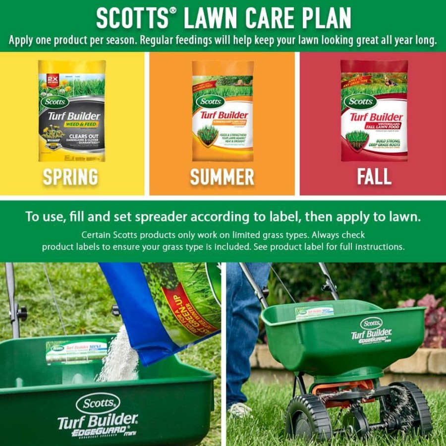 Lawn Care * | Scotts 3-Part Turf Builder Fertilizer Bundle For Small Yards (Northern) With Weed & Feed, Summerguard, Fall Lawn Food