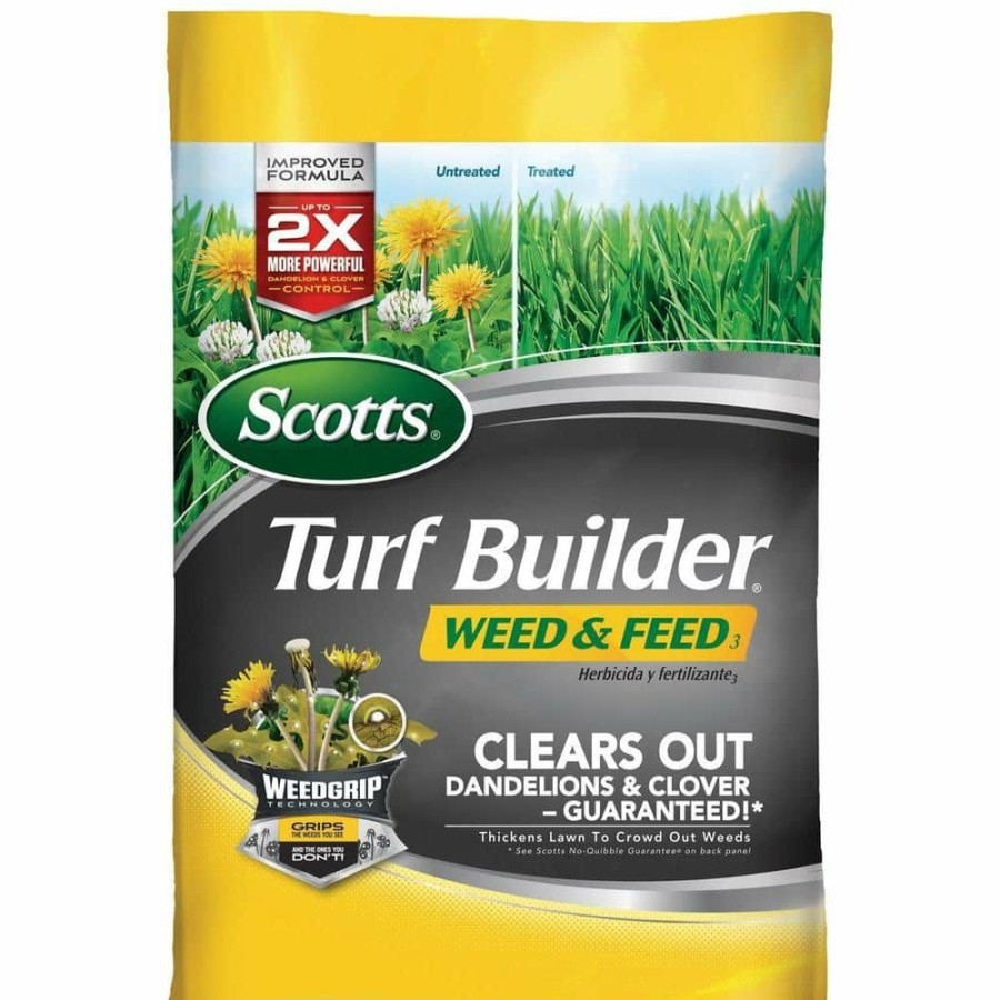 Lawn Care * | Scotts Turf Builder 7.5 Lb. 2,500 Sq. Ft. Weed And Feed Lawn Fertilizer