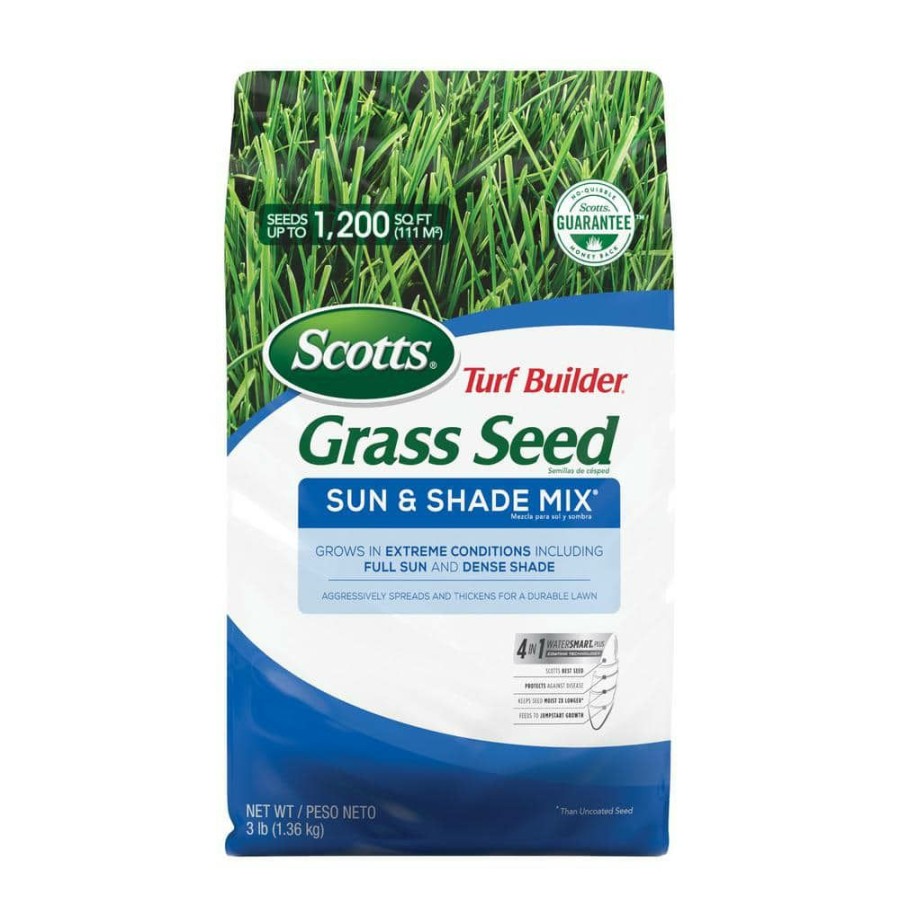 Lawn Care * | Scotts 3 Lb. Turf Builder Grass Seed Sun And Shade Mix