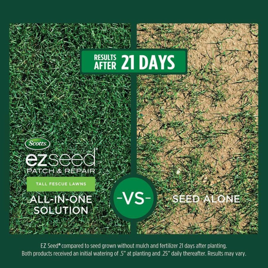 Lawn Care * | Scotts 10 Lbs. Ez Seed Patch And Repair Tall Fescue Lawns Mulch, Grass Seed And Fertilizer Combination (2-Pack)