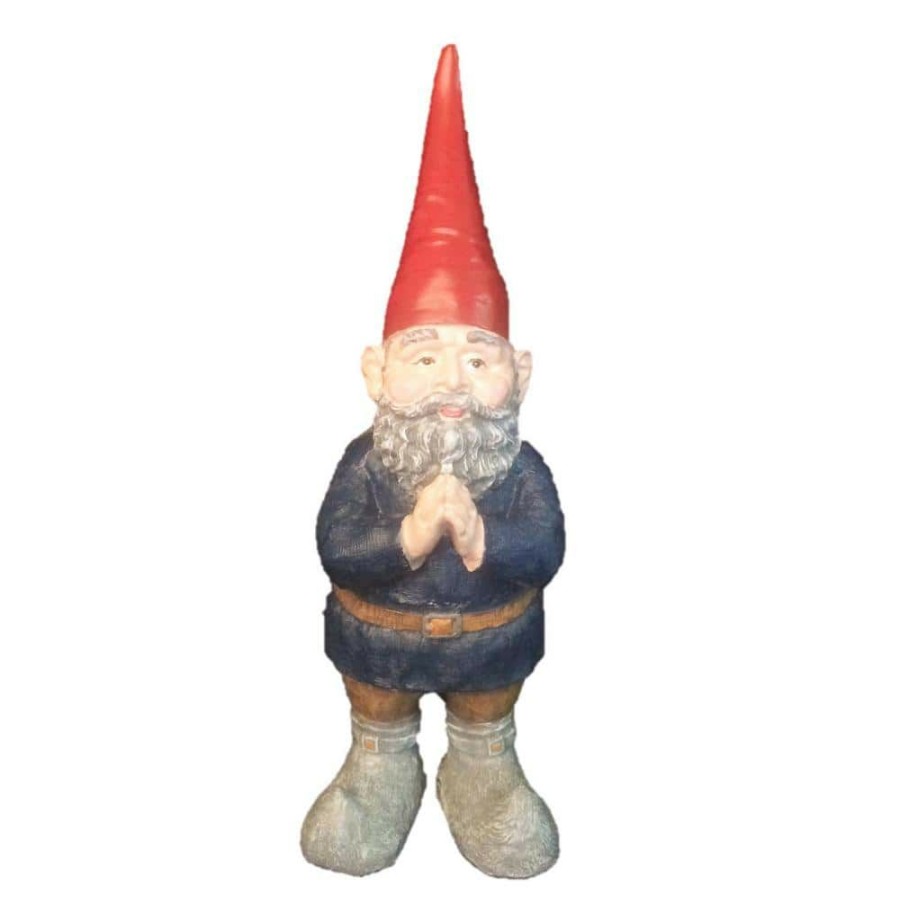 Outdoor Decor * | Homestyles 8.5 In. H "Mordecai" The Garden Gnome Praying Hands Figurine