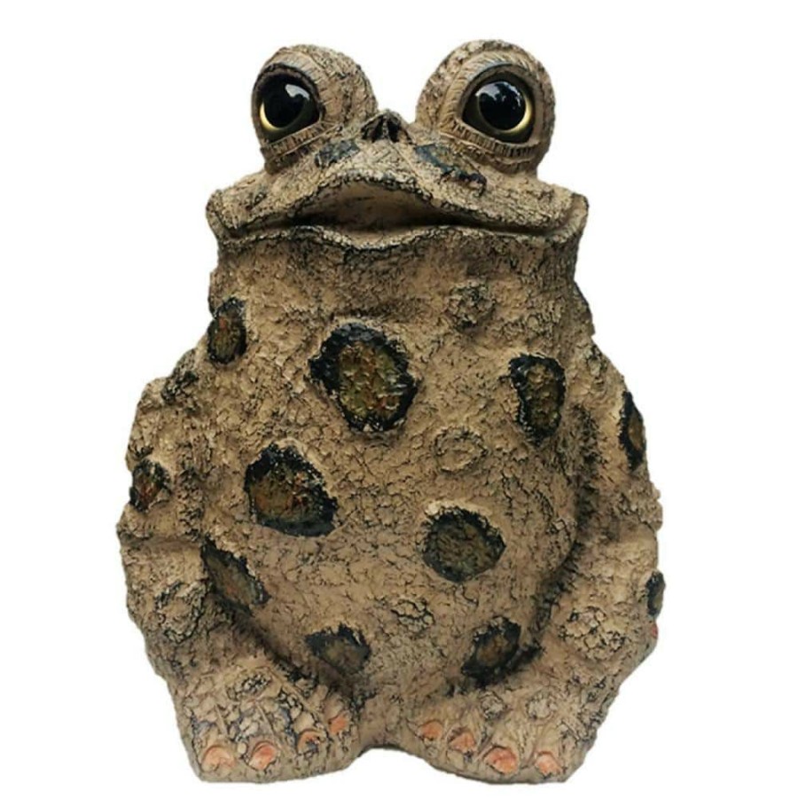 Outdoor Decor * | Homestyles 12.5 In. H Toad Hollow Mlxl Tall Toad Whimsical Home And Garden Statue