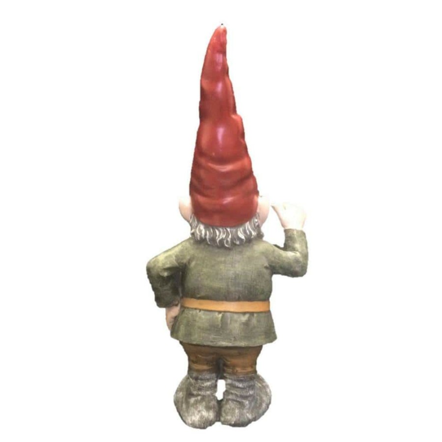 Outdoor Decor * | Homestyles 8.5 In. H "Rumple" The Garden Gnome Thumbs Up Figurine