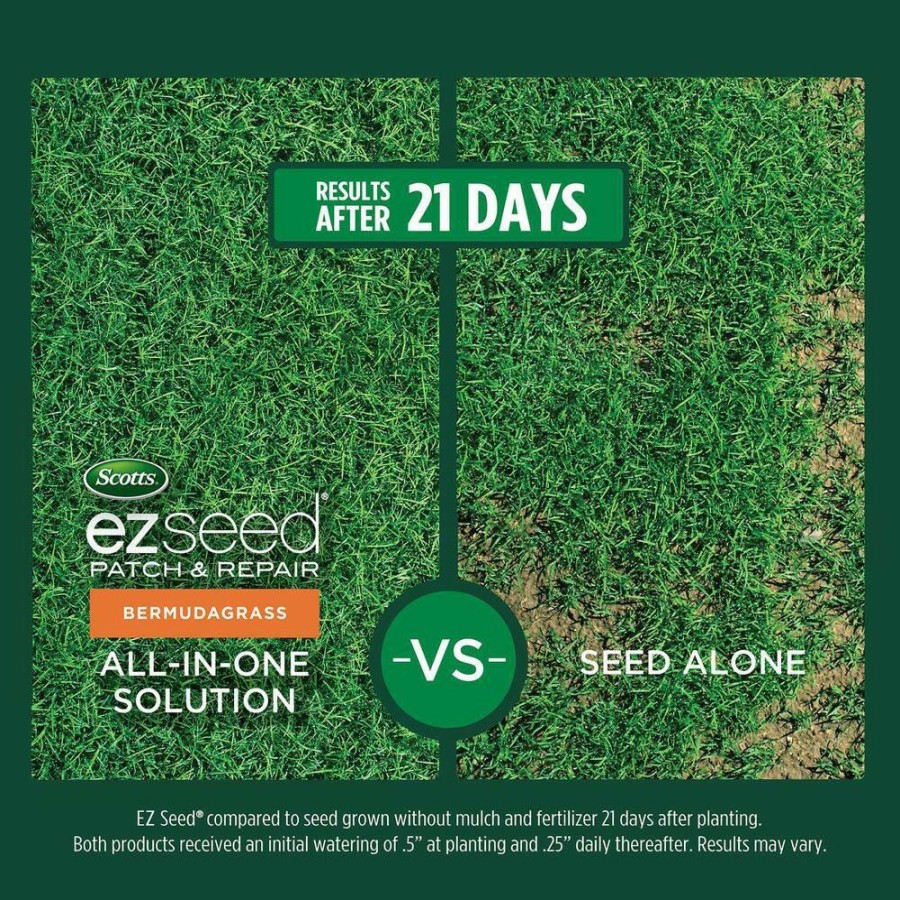 Lawn Care * | Scotts 10 Lbs. Ez Seed Patch And Repair Bermudagrass Mulch, Grass Seed And Fertilizer Combination (2-Pack)