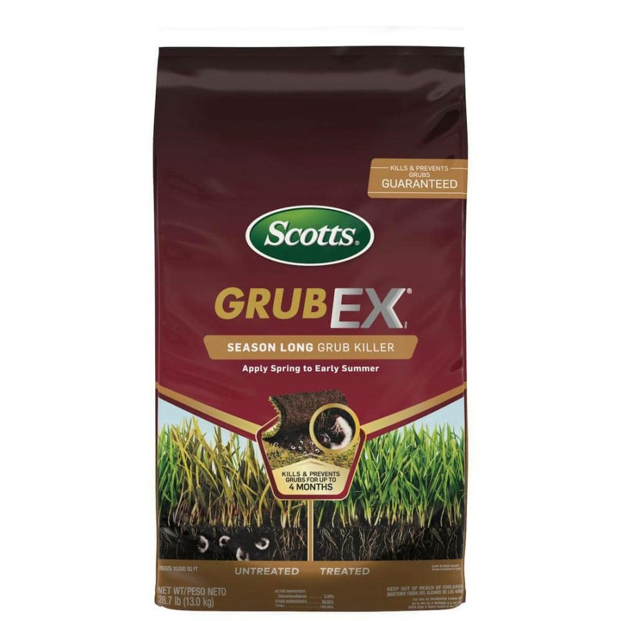 Pest Control * | Scotts Grubex1 28.7 Lbs. 10,000 Sq. Ft. Season Long Grub, Caterpillar, Japanese Beetle Killer