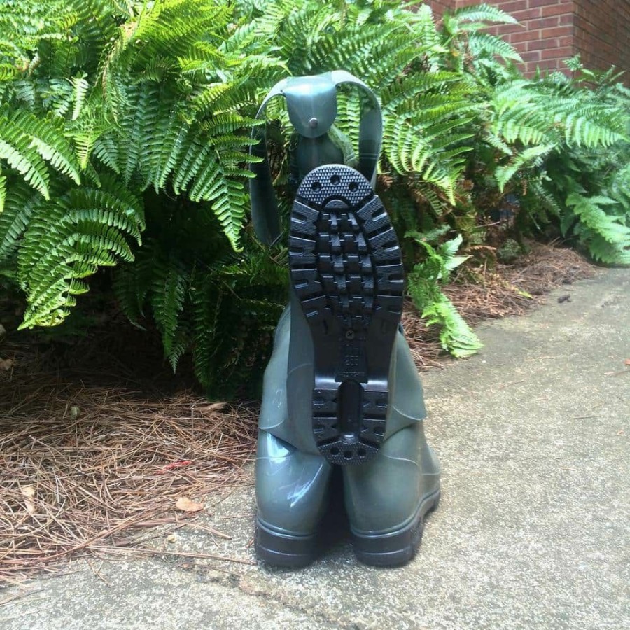 Outdoor Decor * | Homestyles 20 In. Sophie The Boot Buddies Dog Sculpture And Planter Home And Garden Loyal Companion Statue Olive Gloss