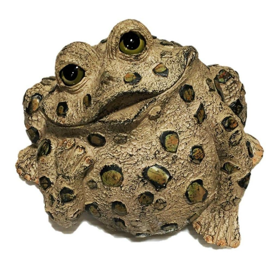 Outdoor Decor * | Homestyles 14 In. W Toad Hollow X-Large Toad Dreamer Whimsical Home And Garden Statue