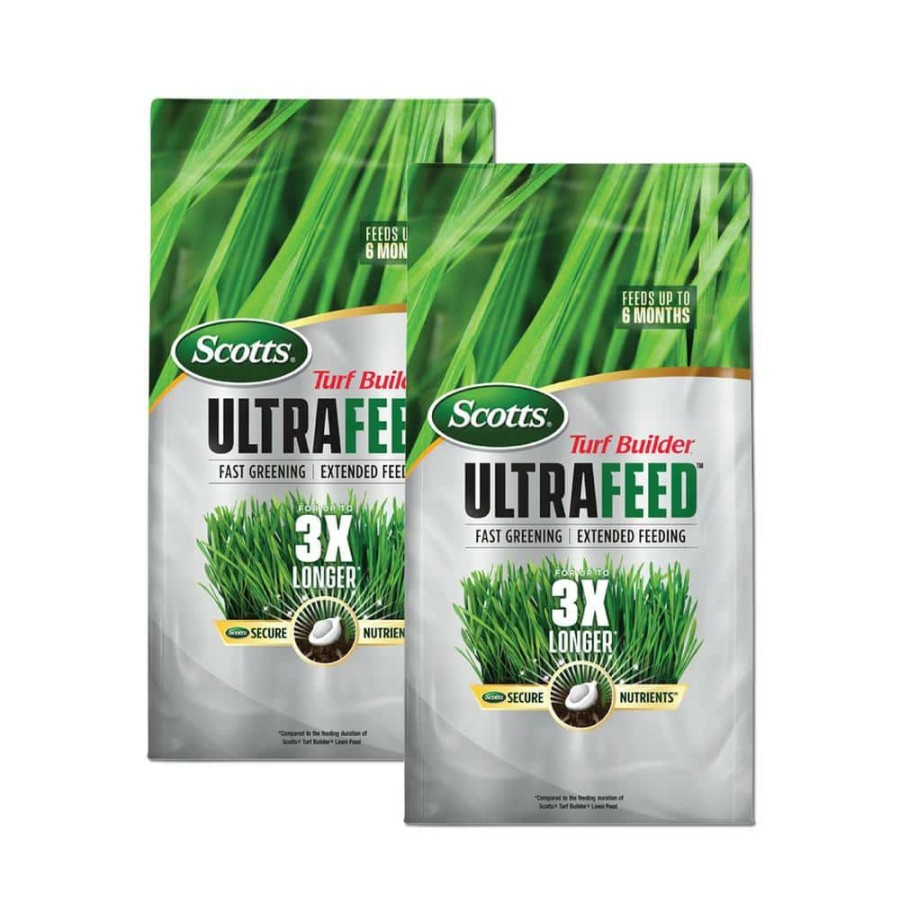 Lawn Care * | Scotts Turf Builder Ultrafeed 20 Lbs. Covers Up To 8,889 Sq. Ft. Long-Lasting Fertilizer Feeds Grass Up To 6 Months (2-Pack)