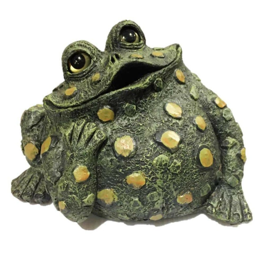 Outdoor Decor * | Homestyles 14 In. W. Toad Hollow X-Large Toad Dreamer Whimsical Home And Garden Statue