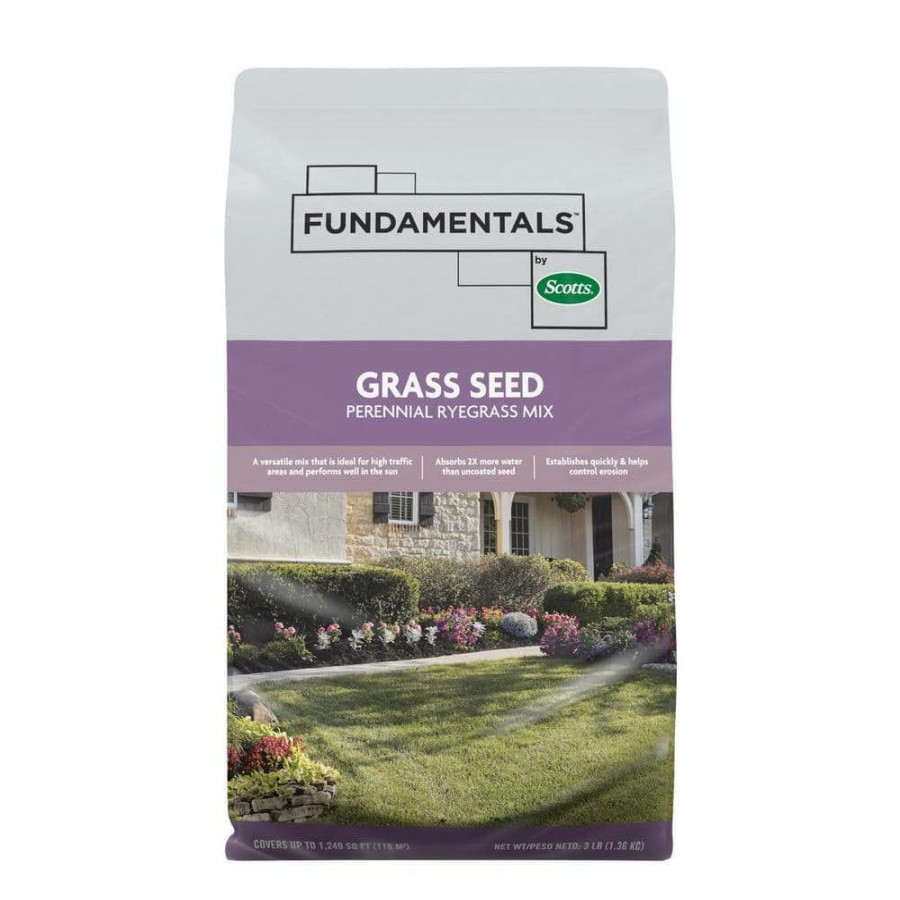 Lawn Care * | Scotts Fundamentals 3 Lbs. Perennial Ryegrass Grass Seed