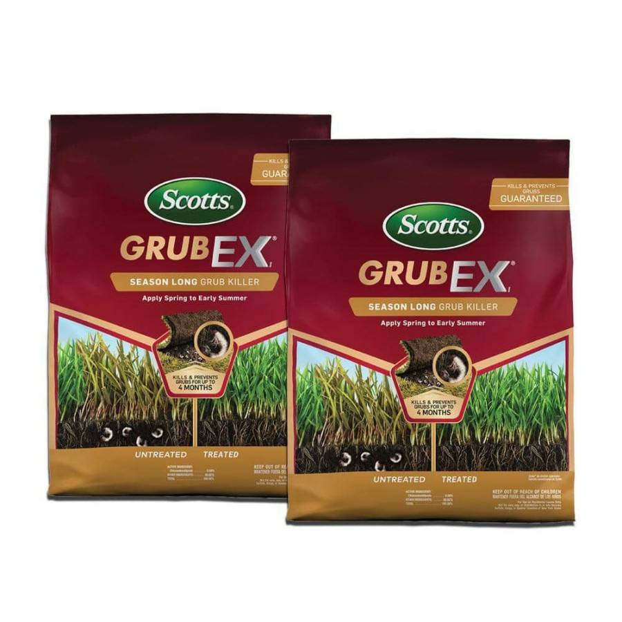 Pest Control * | Scotts Grubex1 14.35 Lbs. 5,000 Sq. Ft. Season Long Grub, Caterpillar, Japanese Beetle Killer (2-Pack)