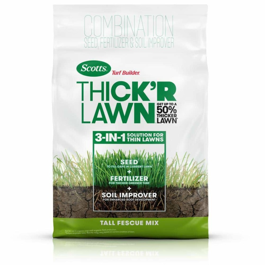 Lawn Care * | Scotts 12 Lbs. Turf Builder Thick'R Lawn Tall Fescue Mix