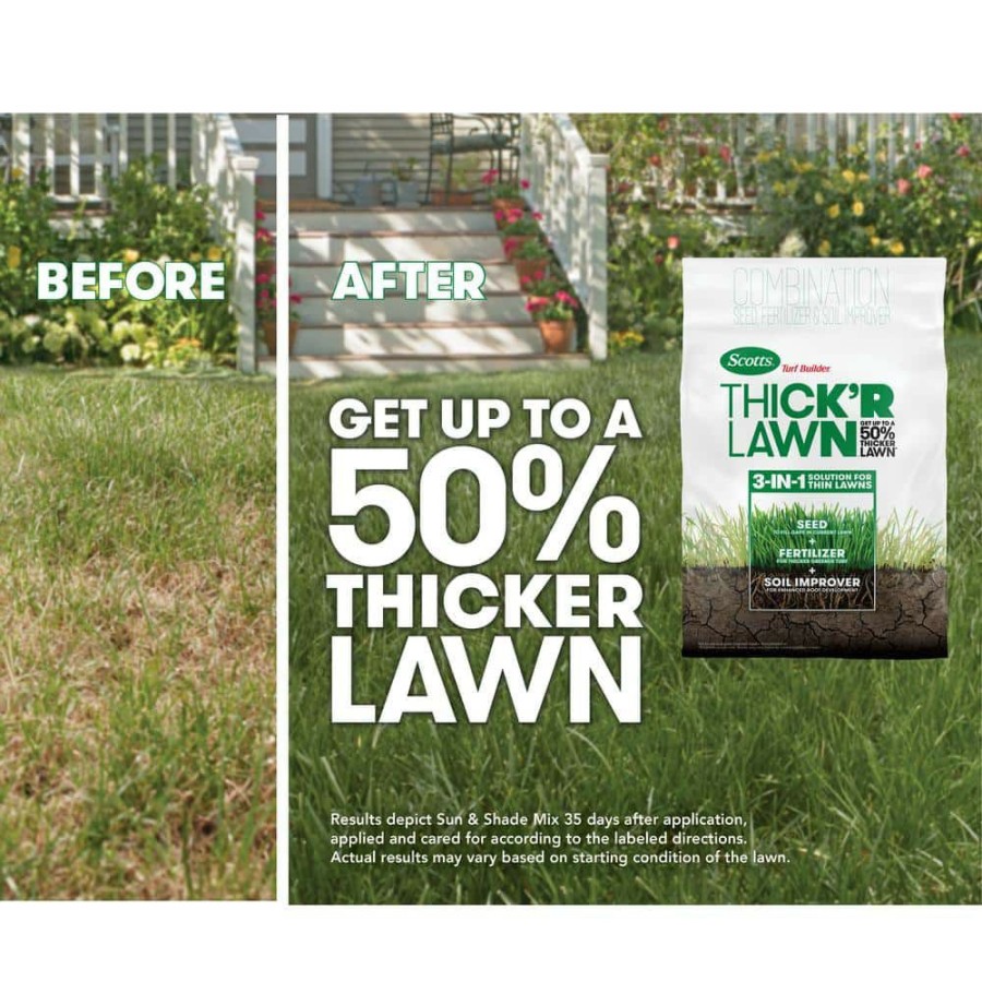 Lawn Care * | Scotts 40 Lbs. Turf Builder Thick'R Lawn Tall Fescue Mix