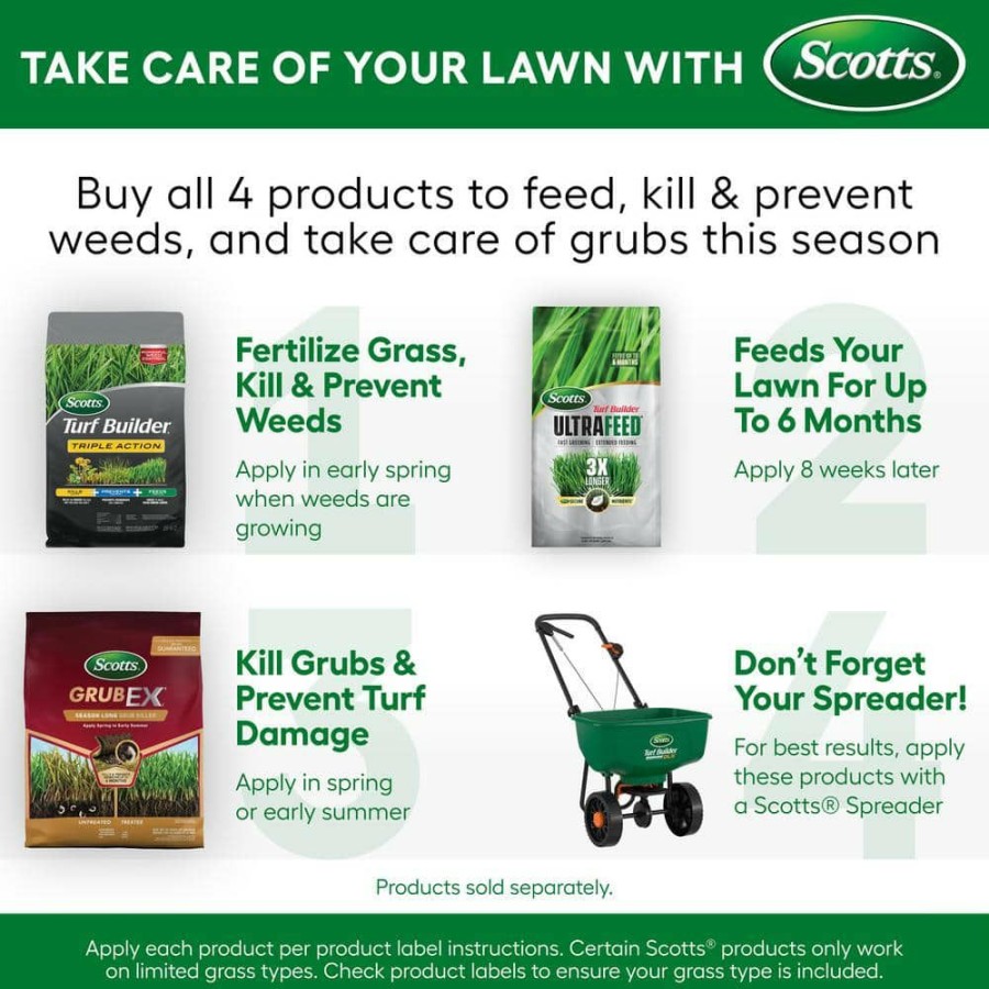 Pest Control * | Scotts Grubex1 14.35 Lbs. 5,000 Sq. Ft. Season Long Grub, Caterpillar, Japanese Beetle Killer