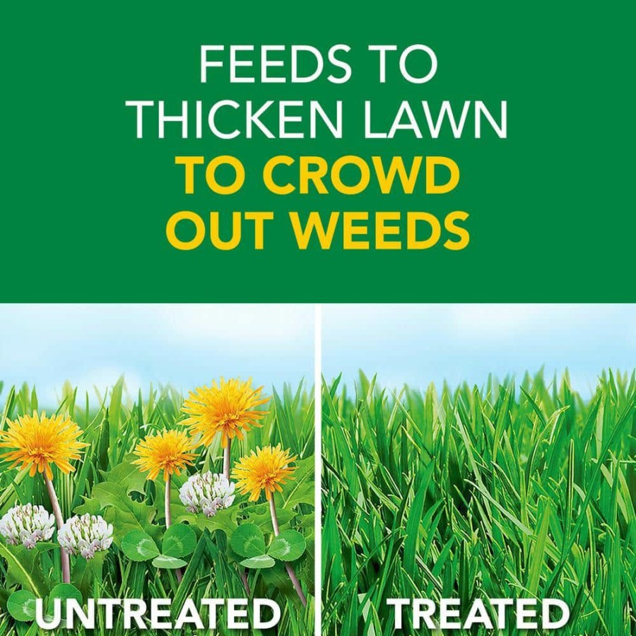 Lawn Care * | Scotts Turf Builder 35 Lbs. 12,000 Sq. Ft. Weed And Feed Lawn Fertilizer