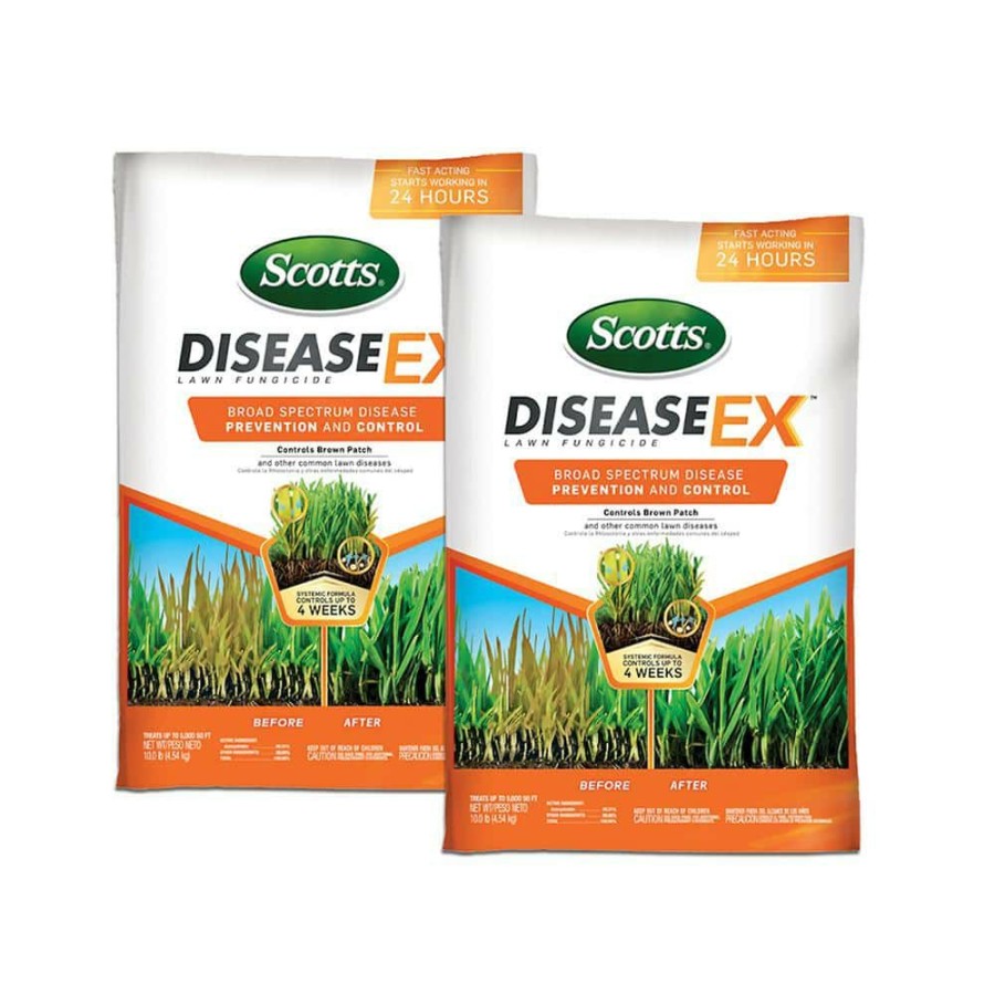 Lawn Care * | Scotts Diseaseex 10 Lbs. 5,000 Sq. Ft. Lawn Fungicide Controls And Prevents Disease Up To 4 Weeks (2-Pack)