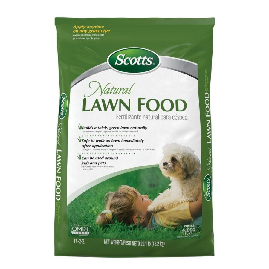 Lawn Care * | Scotts 29 Lbs. Dry Natural Lawn Food