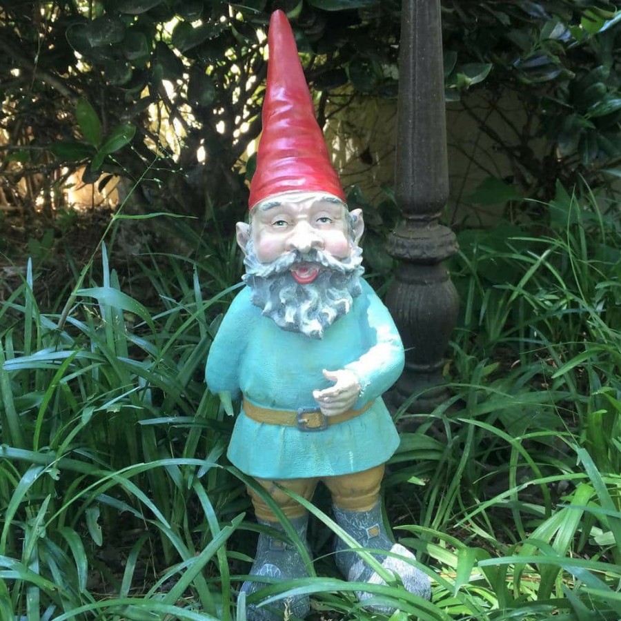 Outdoor Decor * | Homestyles 14 In. H Grimmbel The Garden Gnome Figurine Statue