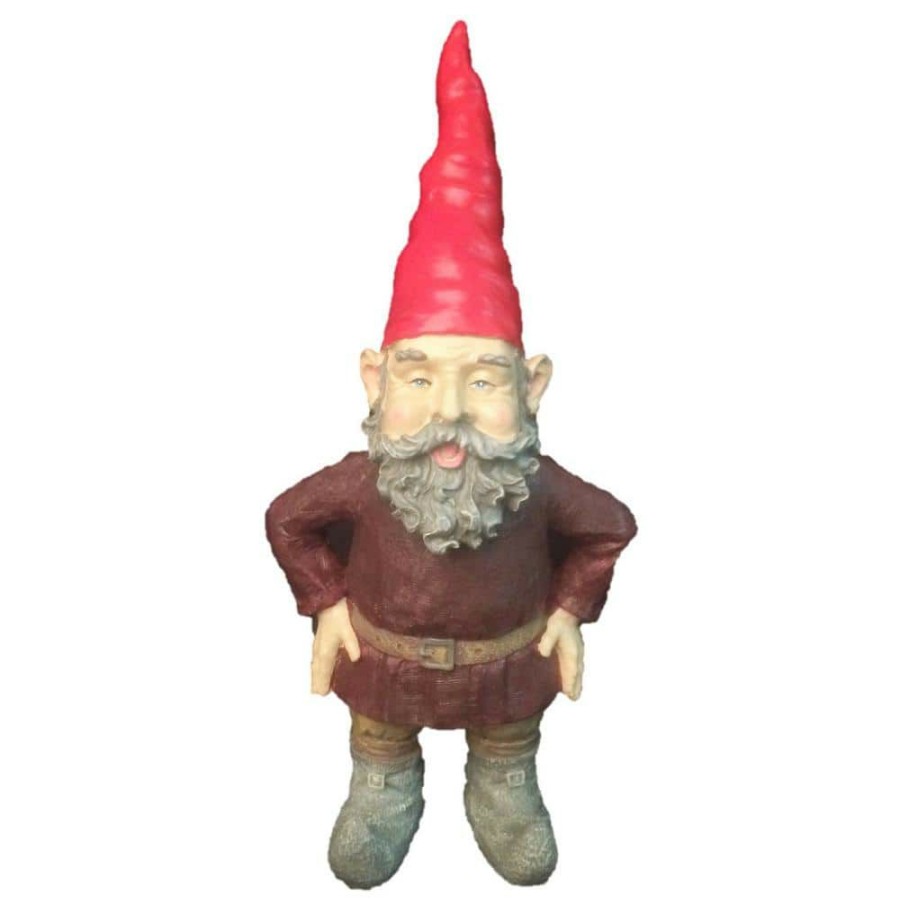 Outdoor Decor * | Homestyles 14 In. H "Merlin" The Garden Gnome Figurine Statue