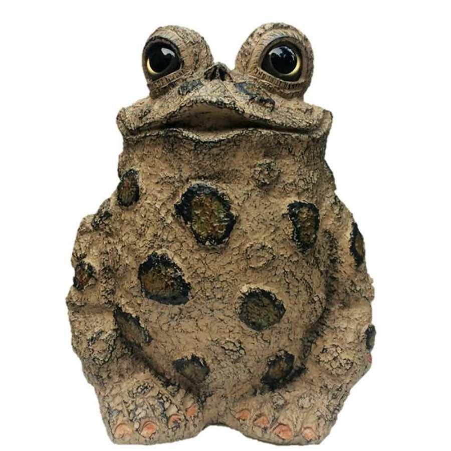 Outdoor Decor * | Homestyles 15.5 In. H. Toad Hollow Extra Large Tall Toad Whimsical Home And Garden Statue